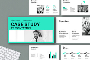 Minimalist Case Study Presentation, a Presentation Template by Mighty-Slide