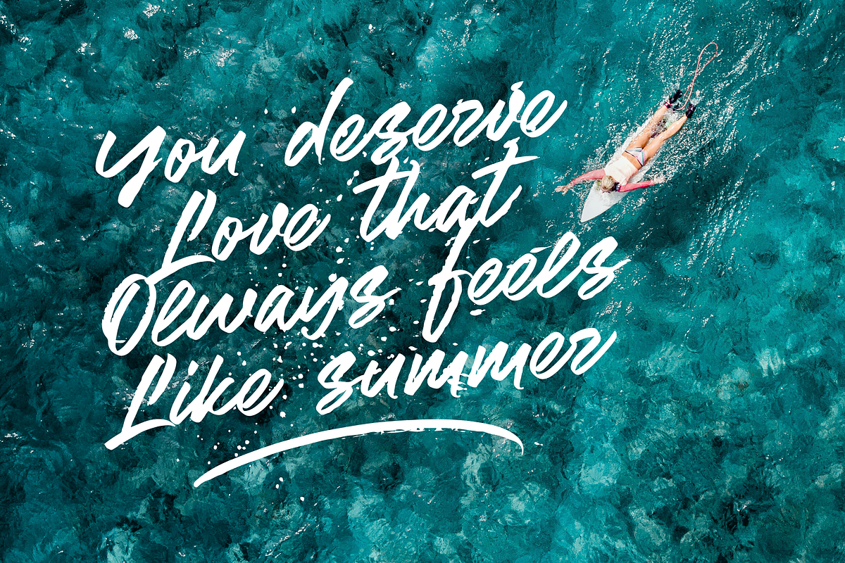Modestine Script, a Script Font by kavoon (Photo 4 of 9)