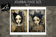 Whimsical Gothic Girl, Collage Page, a Person Illustration by Digital Art Mahdiseño (Thumbnail 6 of 9)