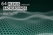 64 PLEXUS LANDSCAPE BACKGROUNDS, a Technology Illustration by AndisREA (Thumbnail 3 of 4)