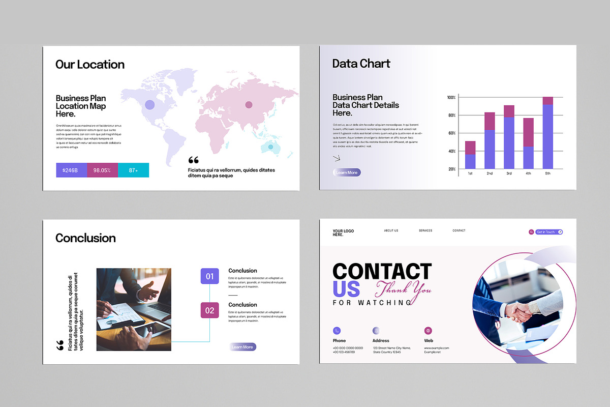 Business Plan Presentation Template, a Presentation Template by MightyDesign (Photo 5 of 8)