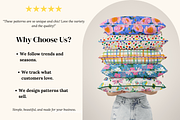 Kids Nursery Seamless Patterns, a Pattern Graphic by Ninterints (Thumbnail 6 of 21)