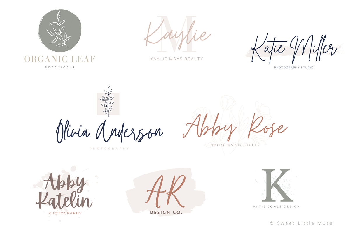 SALE! Canva Logo Templates, a Branding & Logo Template by Sweet Little Muse (Photo 4 of 5)
