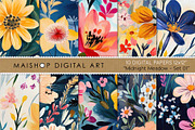 Flower Meadows Seamless Patterns, a Pattern Graphic by Maishop (Thumbnail 1 of 4)