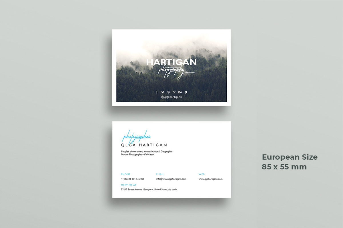 Photography Business card #58, a Business Card Template by GraphicsEgg (Photo 2 of 6)