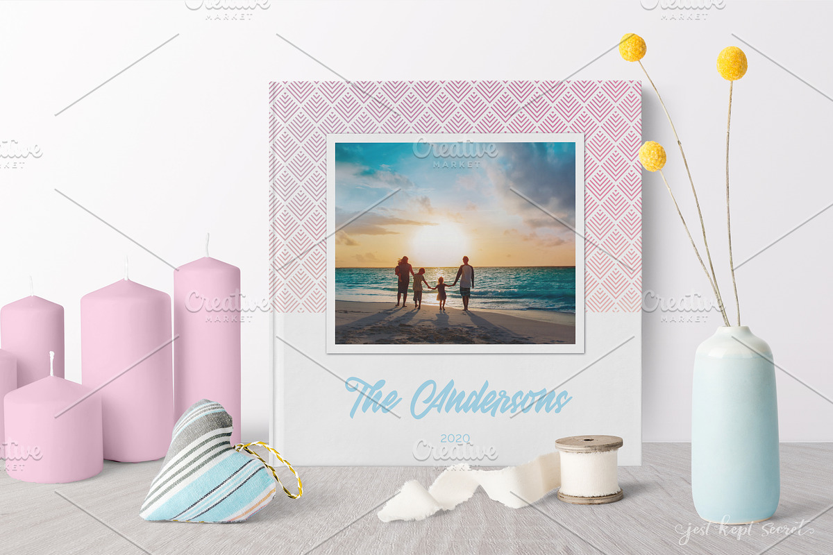 12x12 Family Photobook Template, a Templates & Theme by Jest Kept Secret (Photo 1 of 6)