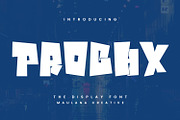 Prochx Display Font, a Handwritten Font by Maulana Creative (Thumbnail 1 of 7)