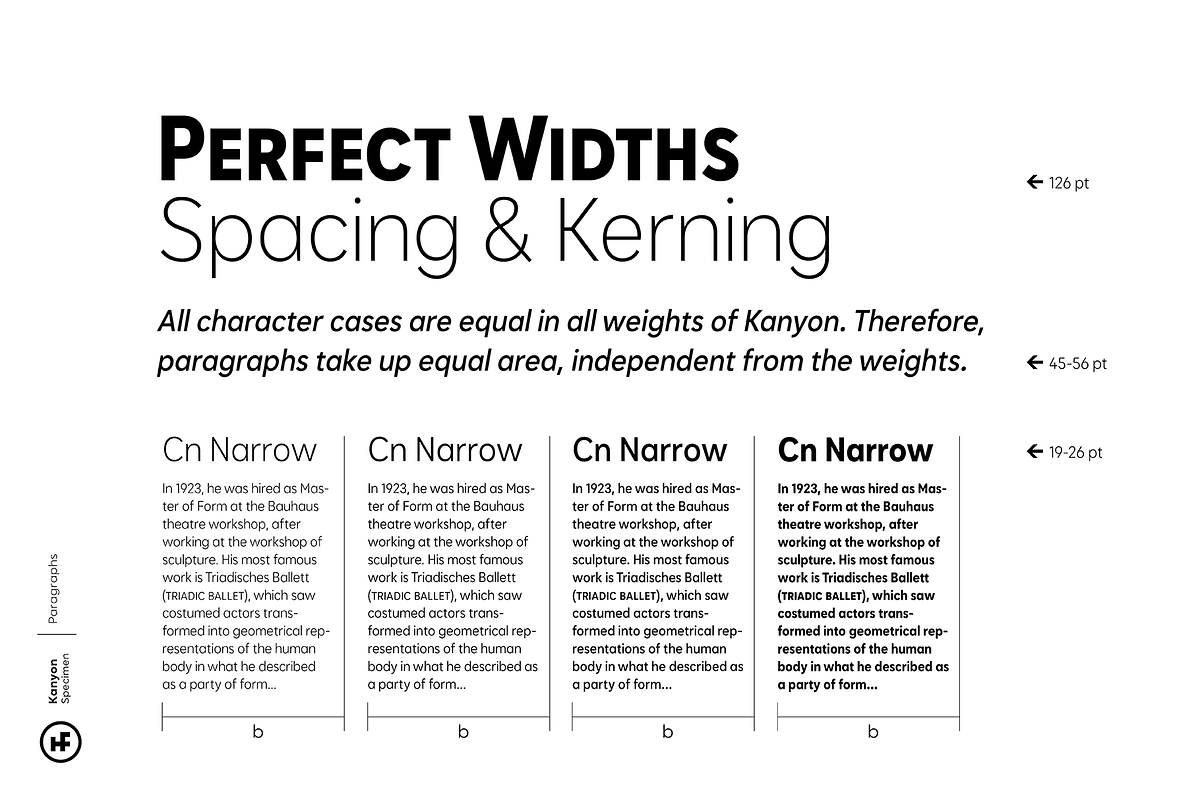 Kanyon Narrow, a Sans Serif Font by Hurufatfont (Photo 5 of 11)