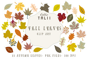 Fall Leaves Clip Art