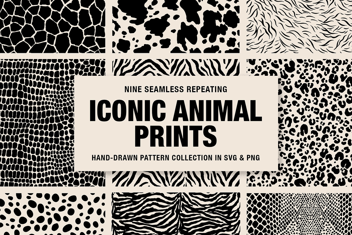 Seamless Repeating Animal Patterns