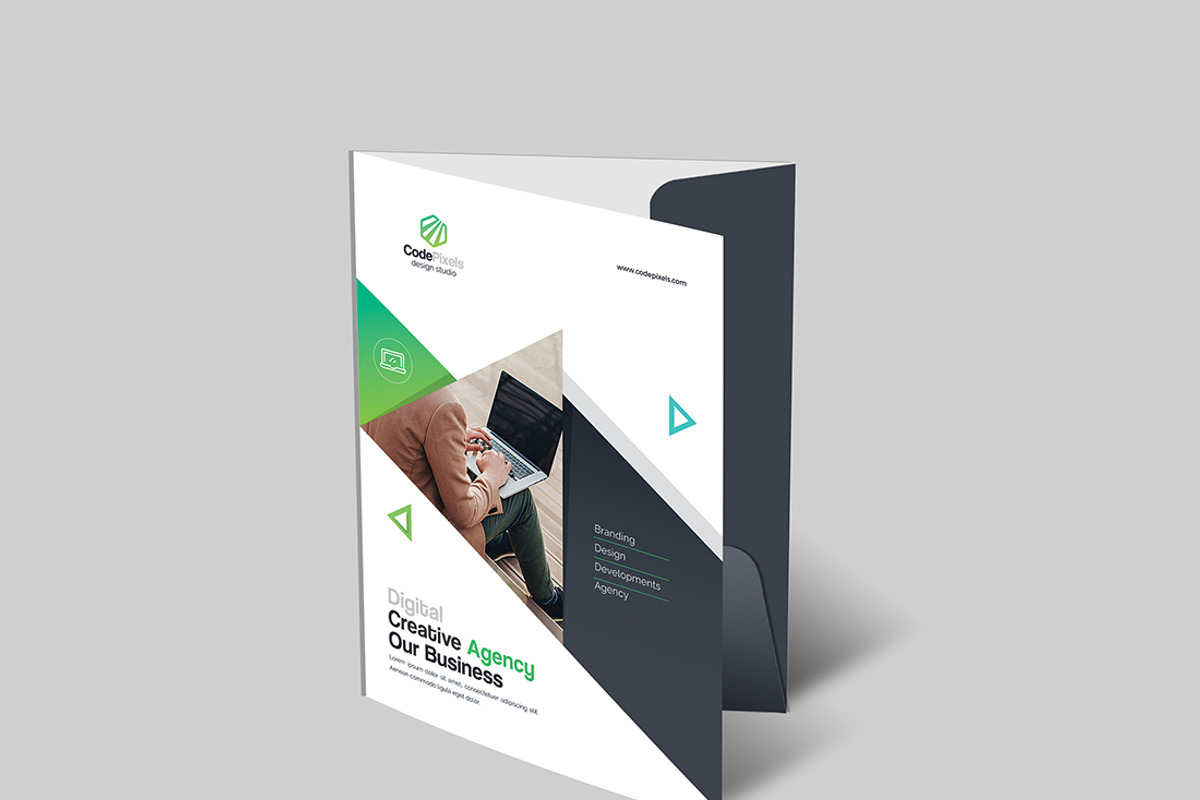 Presentation Folder, a Stationery Template by GenerousArt (Photo 7 of 8)