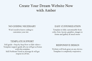 Avery Wix Website Template