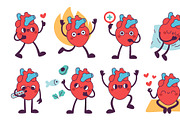 Cute heart character. Anatomical, an Object Illustration by YummyBuum (Thumbnail 3 of 3)