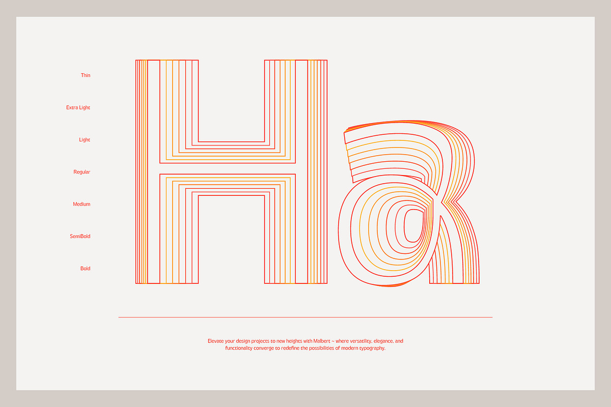 Malbert, a Sans Serif Font by Adam Fathony (Photo 8 of 15)