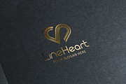 Line Heart Logo Template, a Branding & Logo Template by Kreative Graphics Shop (Thumbnail 4 of 9)
