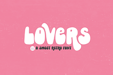 LOVERS an Adorable Retro Font