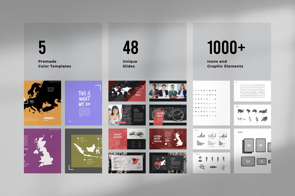 Shadow PowerPoint Template, a Presentation Template by Creathrive Design (Photo 2 of 5)