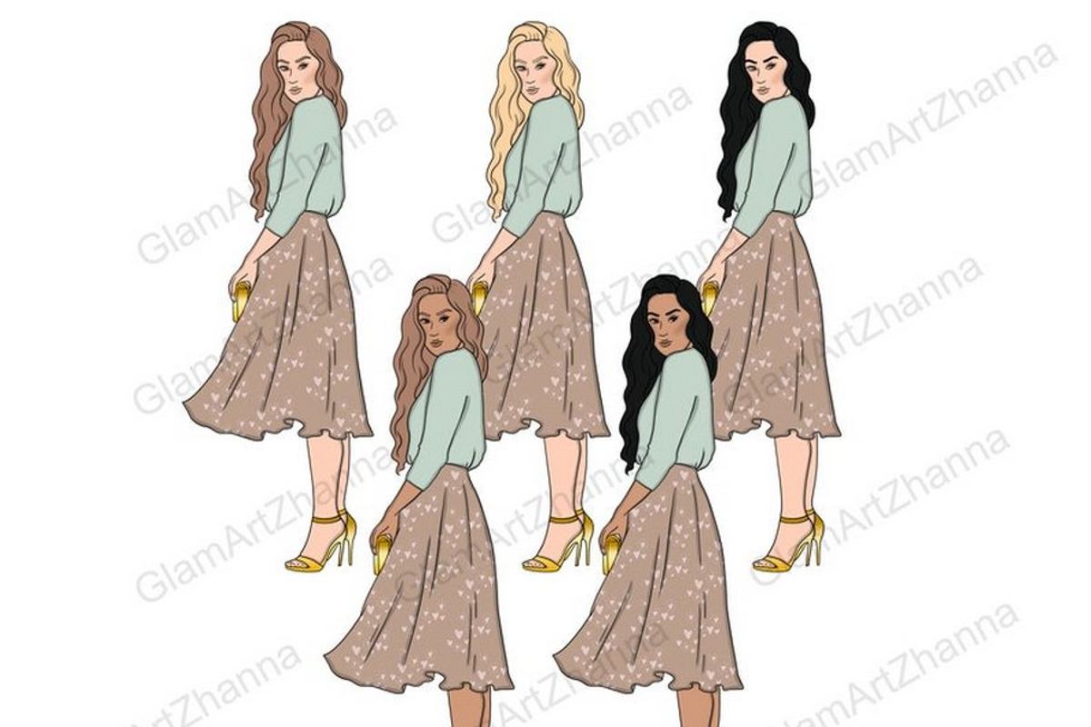 Home Sweet Home Girls, a Person Illustration by GlamArtZhanna (Photo 3 of 4)