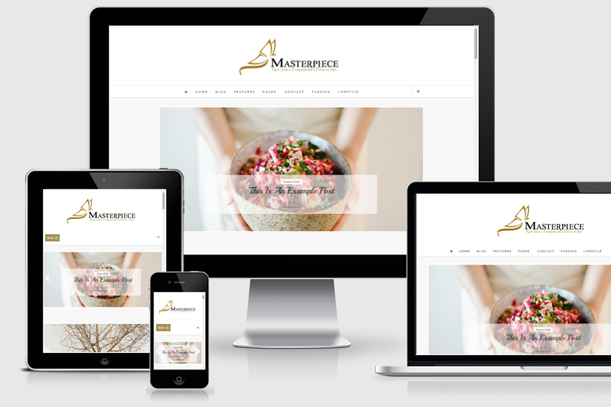 Blogger Template- Masterpiece, a Websites & App Template by Yo..! Templates (Photo 1 of 2)