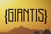 Giantis, a Sans Serif Font by Crenadhif Studio (Thumbnail 1 of 5)