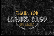 SICARIOS, a Blackletter Font by dansdesign (Thumbnail 8 of 8)