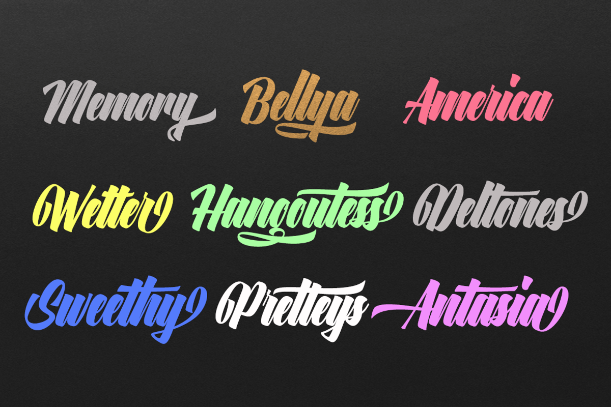 Ringstone//Wedding Calligraphy Font preview 4