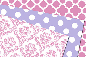 Purple And Pink Classic Patterns