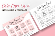 Cake Care Instruction Template, a Design Template by Snapybiz (Thumbnail 3 of 12)