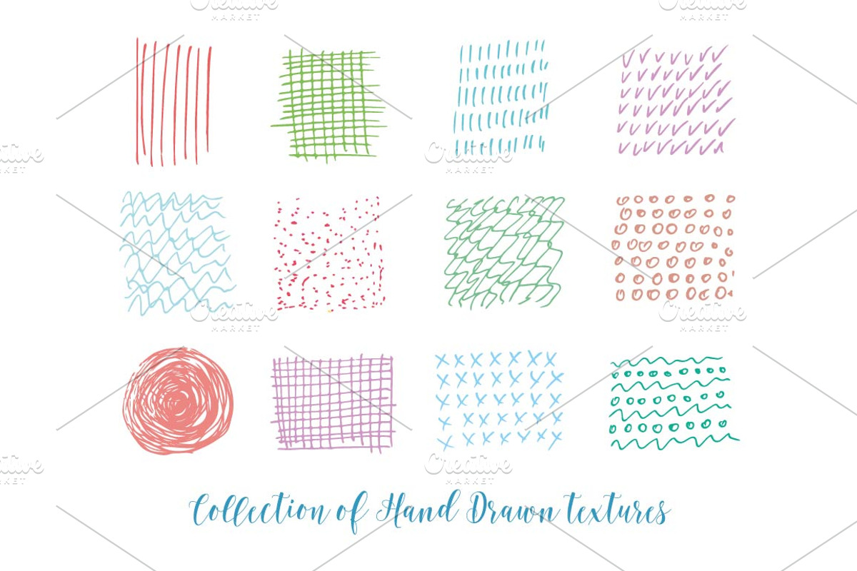 Vector set of brush strokes., a Texture Graphic by DikayaMiau (Photo 4 of 4)