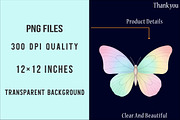 Butterfly PNG Clipart Bundle, an Illustration by SinaCreation (Thumbnail 6 of 7)