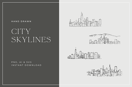 City Skyline Illustrations