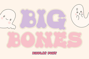 Big Bones Is A Retro Halloween Font