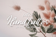 Handlatter Little Font, a Script Font by ponuppo (Thumbnail 1 of 3)