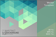 Polygon Vector Geometric Background, a Decorative Illustration by MAOV (Thumbnail 1 of 3)