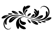 Ornamental Floral Silhouette, a Decorative Illustration by himelgfx (Thumbnail 5 of 18)