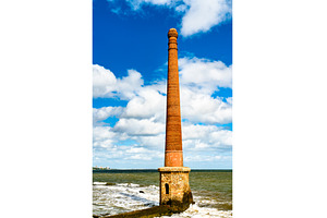 Ventilation column at the seaside in, an Architecture Photo by Leonid Andronov