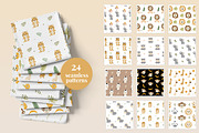 Baby Animals Clipart & Patterns, an Animal Illustration by JT_Design_Art (Thumbnail 2 of 10)
