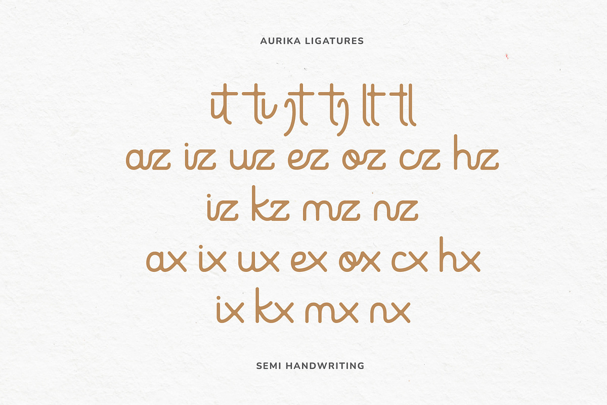 Aurika Playful Font, a Handwritten Font by Fontura Design (Photo 6 of 9)