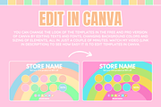 Bright & Cute Loyalty Card - 2 Sides, a Business Card Template by SunshineStudioBoutique (Thumbnail 3 of 10)