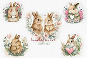 Valentine bunny happy valentines day, an Object Graphic by MyLittleMeow (Thumbnail 1 of 7)