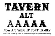 Tavern Alt Black, a Font by FontMesa (Thumbnail 3 of 4)