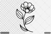 Floral Design SVG PNG Bundle, an Illustration by Actual Pixel (Thumbnail 20 of 22)