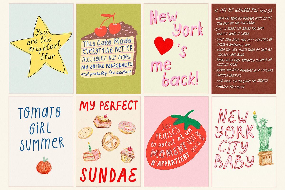 Handwritten New York Vintage Font, a Handwritten Font by Ayya Studio (Photo 10 of 15)
