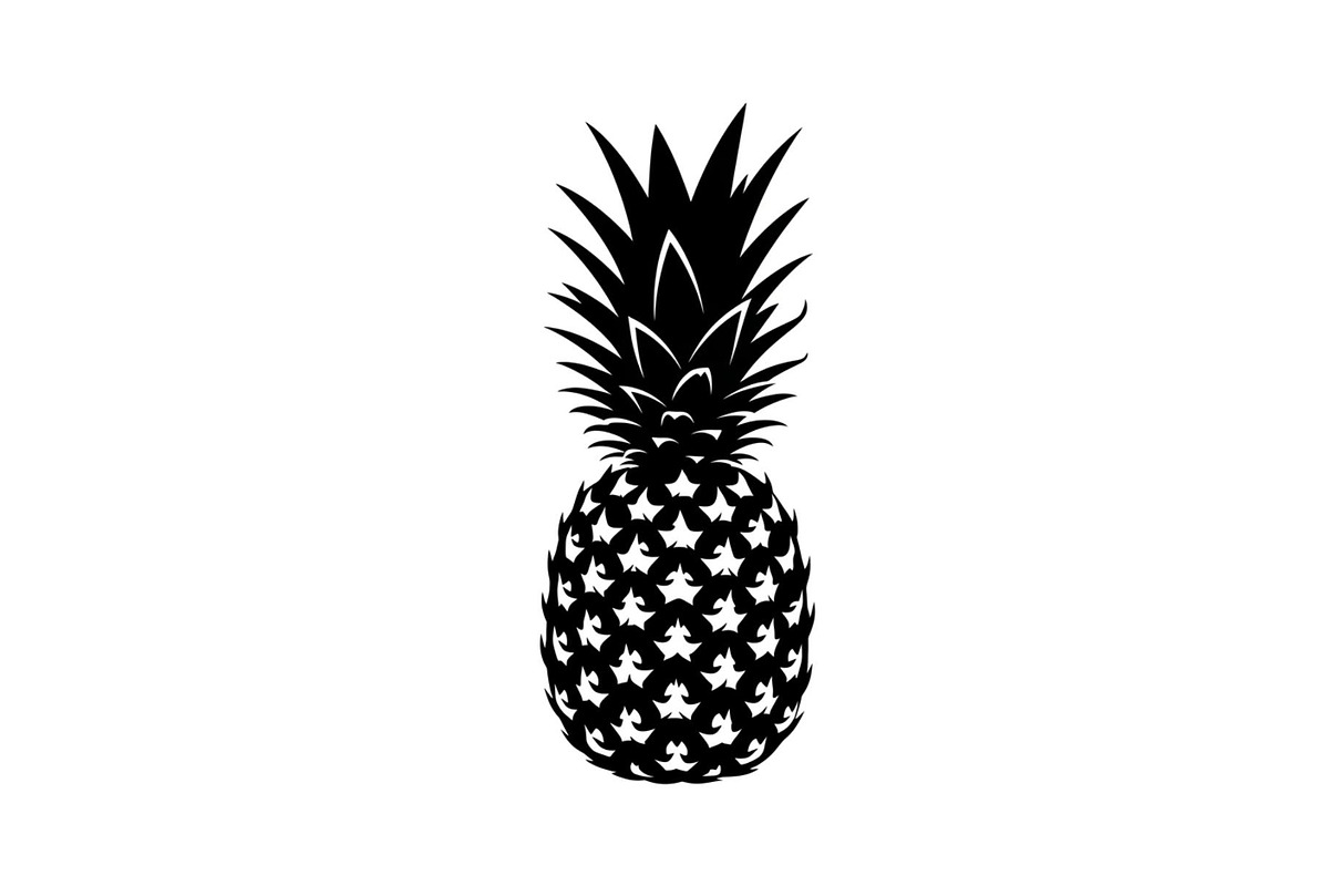 Pineapple Silhouette Vector Bundle, an Illustration by jahid234 (Photo 45 of 51)