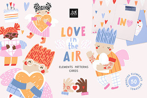 IN LOVE : cute clipart collection