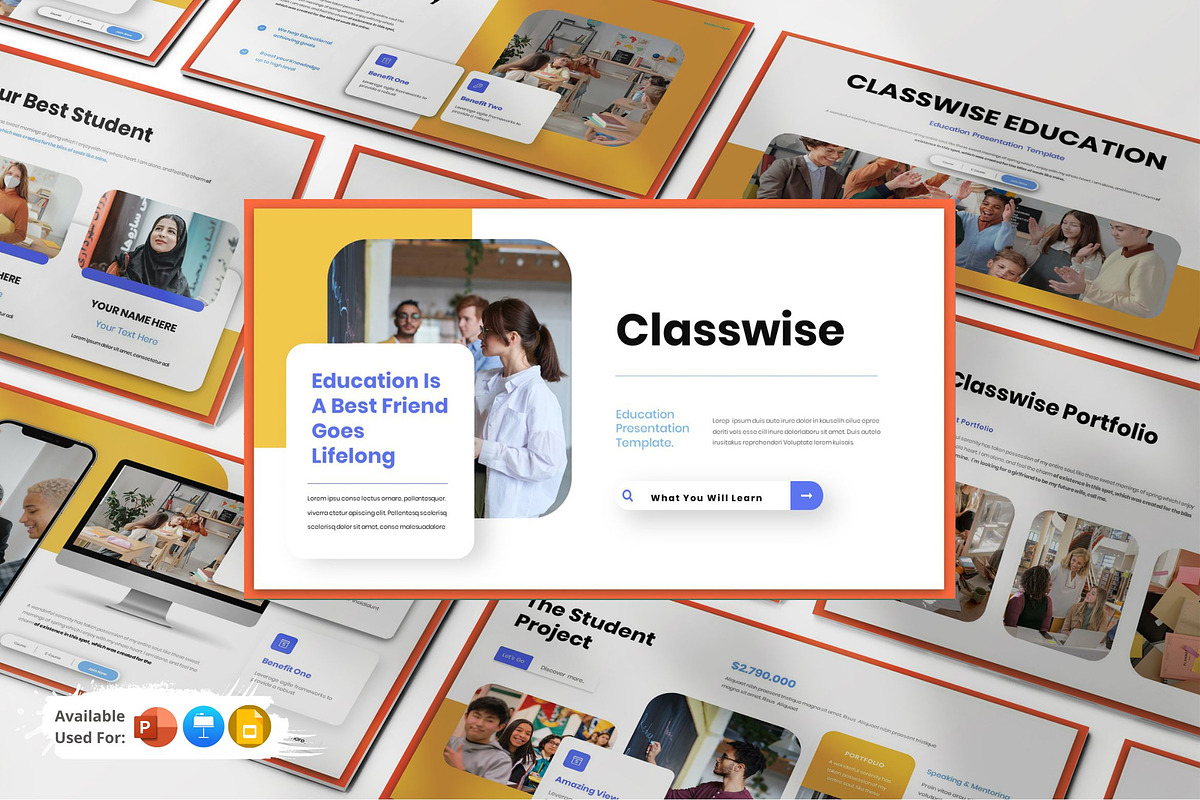Classwise Presentation Template, a Presentation Template by Analogous Temp (Photo 1 of 5)