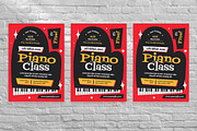 Mid Century Piano Class Flyer Set, a Flyer Template by Aiyari Graphic (Thumbnail 3 of 3)