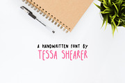Handwritten All Caps Font, a Font by TessShearer (Thumbnail 2 of 3)