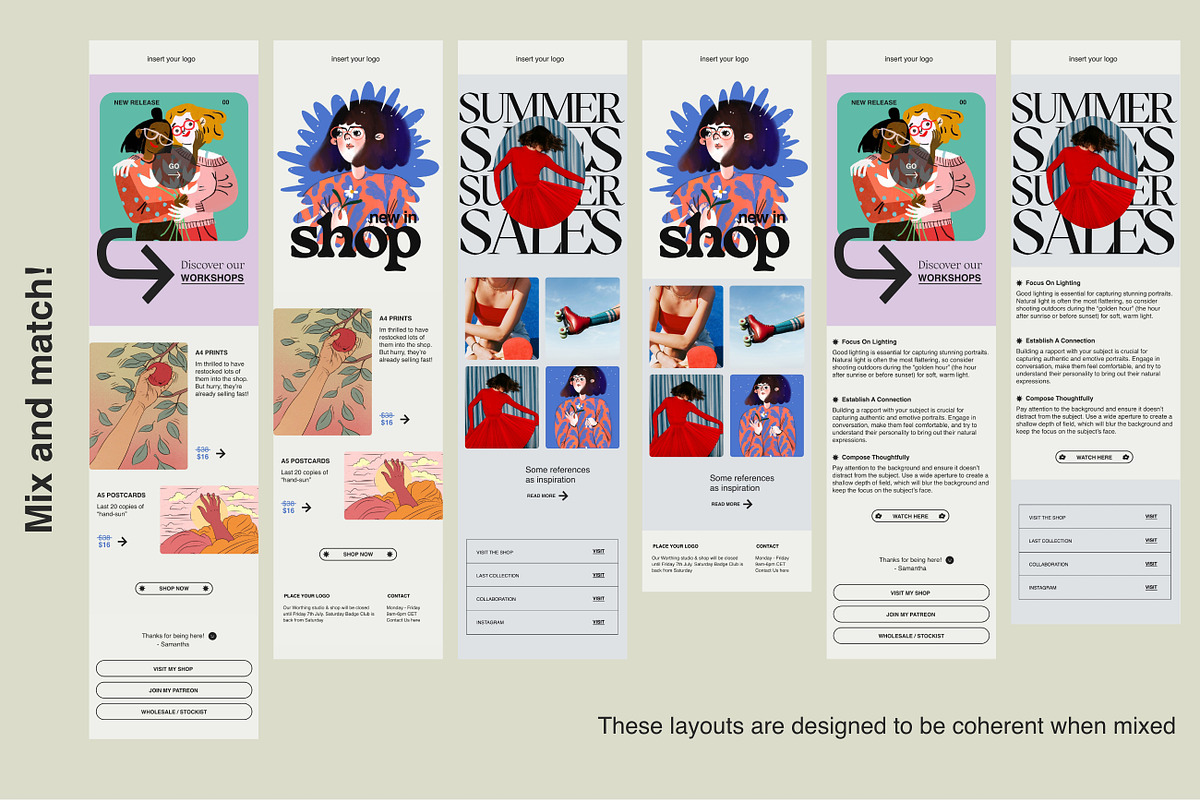 Liquorice Newsletter Templates, an Email Template by Sparrow & Snow (Photo 7 of 17)