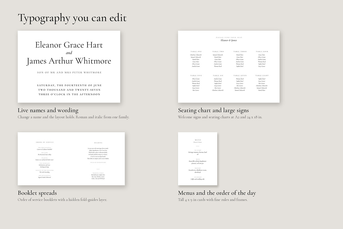 Wedding Stationery – 100 Templates, a Stationery Template by pawellpi (Photo 5 of 83)